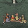 Winnie The Pooh Inspired Embroidered Sweatshirt Hoodie