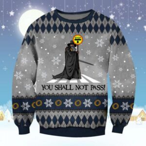 You Shall Not Pass Ugly Christmas Sweater Gift For Lord Of The Ring Lover