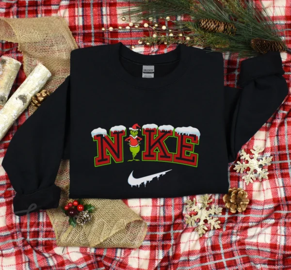 Grinch Christmas Snow Sweatshirt