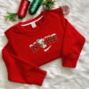 Nike Santa Snoopy Sleeping Embroidered Christmas Sweatshirt