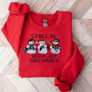 Vintage Embroidered Chillin’ With My Snowmies Sweatshirt