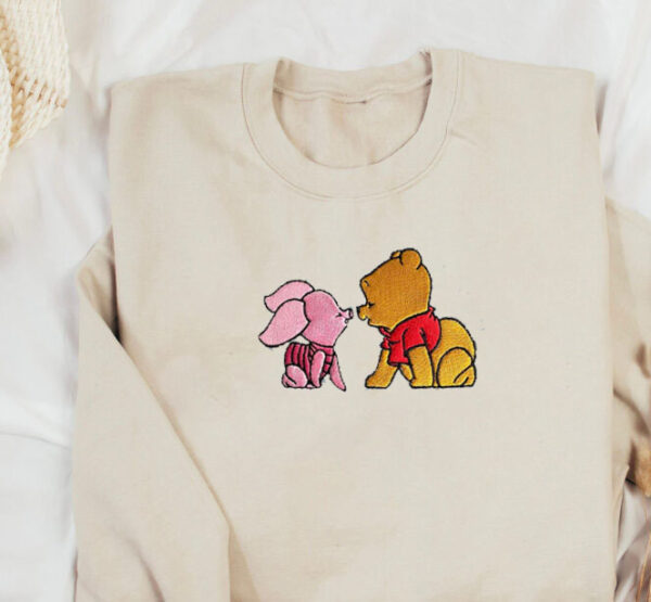 Baby Winnie The Pooh Piglet Embroidered Sweatshirt