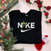 Drip Nike Grinch Stealing Presents Christmas Sweatshirt