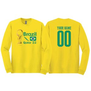 Brazil National Team Trophy 2022 Soccer Fan Shirt