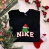 Grinch Christmas Whoville University Embroidered Sweatshirt