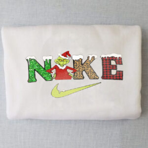 Colorful Nike Grinch Snow Christmas Sweatshirt