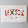 Nike Grinch Wearing Christmas Hat Embroidered Sweatshirt