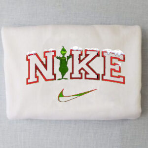 Cover Snow Nike Grinch Christmas Sweatshirt