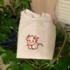 Pink Nike Cow Embroidered Sweatshirt Hoodie Tee