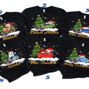 Disney Cars Road On A Trip Christmas Shirt