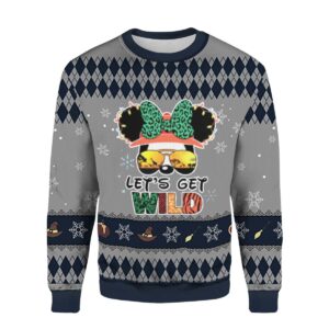 Disney Let's Get Wild Christmas Ugly Sweater