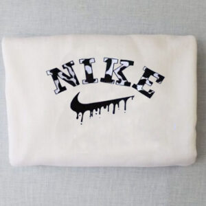 Drip Nike Cow Embroidered Sweatshirt Hoodie Tee