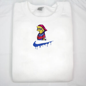 Drip Nike Simpson Embroidered Sweatshirt Hoodie Tee