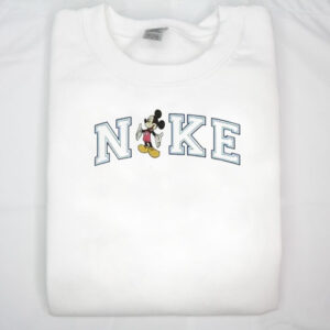 Embroidered Mickey Nike Sweatshirt Hoodie Tee