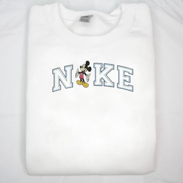 Embroidered Mickey Nike Sweatshirt Hoodie Tee