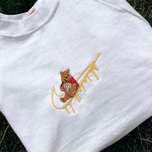 Embroidered Nike Pooh Bear Sweatshirt