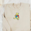 Winnie The Pooh Day With Friends Is My Favorite Embroidered Sweatshirt