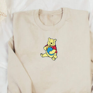 Embroidered Pooh Bear Honey Vintage Sweatshirt