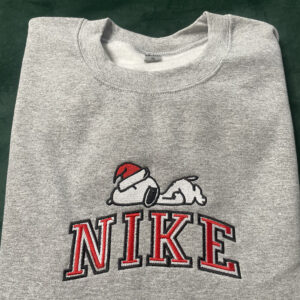 Embroidered Sweatshirt Inspired Snoopy Matching Nike