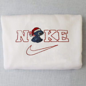 Embroidery Nike Stitch Christmas Sweatshirt