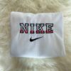 Floral Nike Embroidered Sweatshirt Hoodie Tee