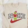 Light Grinch Sitting Nike Print Sweatshirt