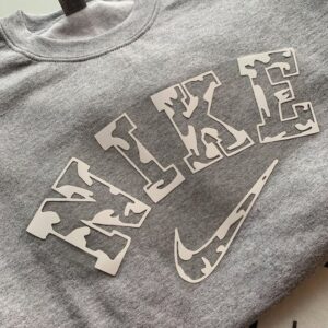 Grey Nike Cow Print Sweatshirt