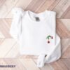 Vintage Merry & Bright Christmas Tree Embroidered Sweatshirt