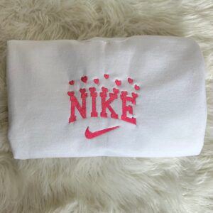 Hearts Nike Embroidered Sweatshirt Hoodie