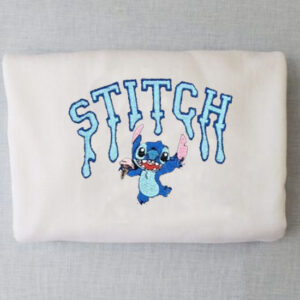 Ice Cream Drip Stitch Embroidered Sweatshirt