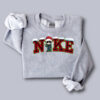 Iced Nike Santa Eeyore Winnie The Pooh Christmas Sweatshirt