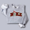 Iced Nike Santa Eeyore Winnie The Pooh Christmas Sweatshirt