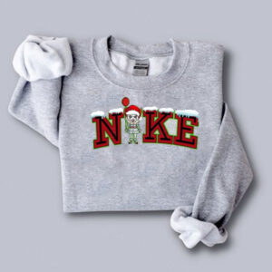 Iced Nike Santa Pennywise IT Christmas Sweatshirt Hoodie Tee