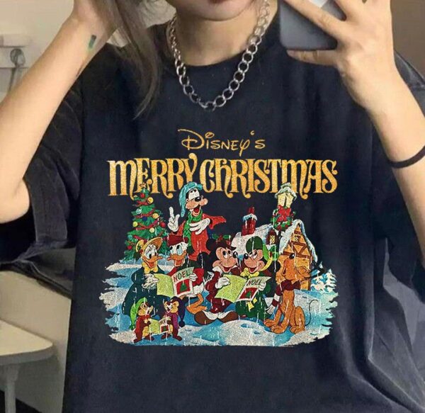 Mickey Friends Disney Merry Christmas Shirt