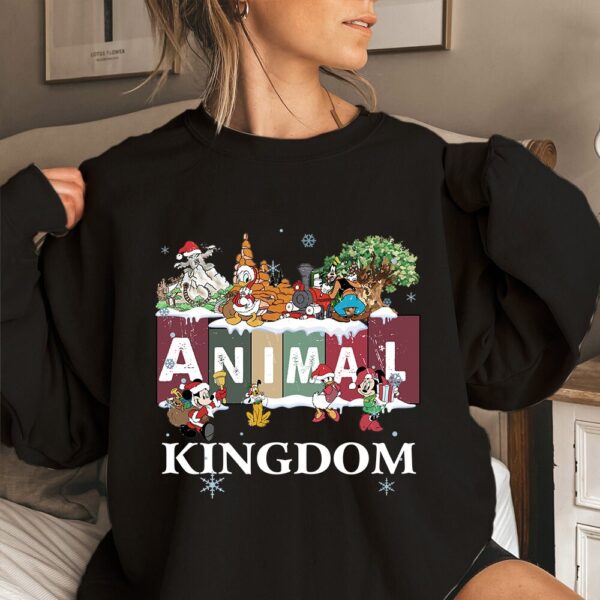 Animal Kingdom Mickey Friends Christmas Shirt