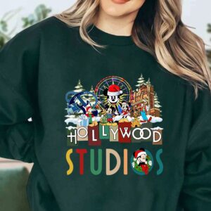 Vintage Mickey Friends Hollywood Studios Christmas Shirt