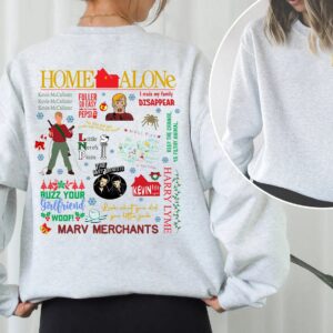 Home Alone Kevin Christmas 2 Sides Shirts