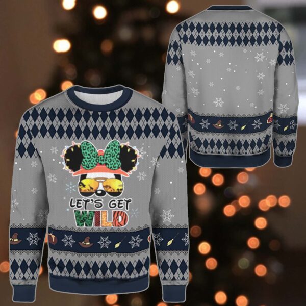 Disney Let’s Get Wild Christmas Ugly Sweater