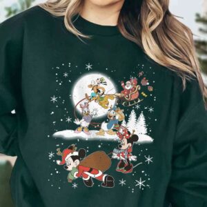 Vintage Mickey Friends Christmas Sweatshirt