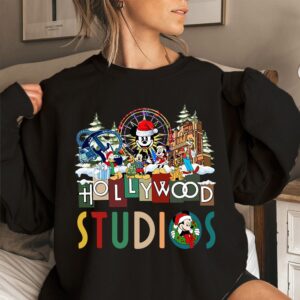 Vintage Mickey Friends Hollywood Studios Christmas Shirt