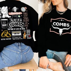 Luke Combs Beautiful Crazy Country Music Concert Sweatshirt Hoodie Tee