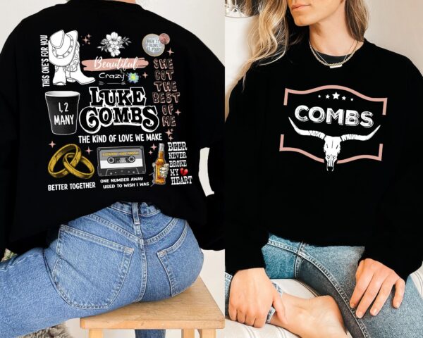 Luke Combs Beautiful Crazy Country Music Concert Sweatshirt Hoodie Tee