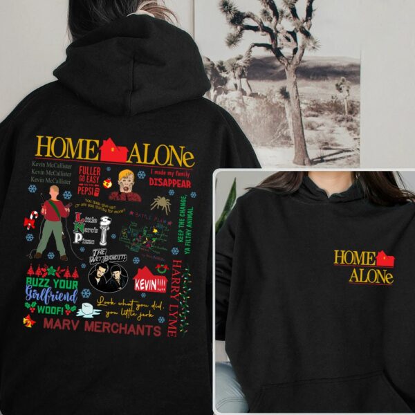 Home Alone Kevin Christmas 2 Sides Shirts