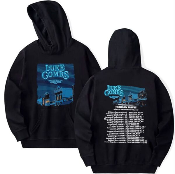 Luke Combs The Middle of Somewhere Tour 2022 Sweatshirt Hoodie Tee