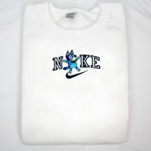 Kid Bluey Nike Embroidered Sweatshirt Hoodie Tee