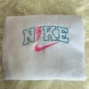 Hearts Nike Embroidered Sweatshirt Hoodie