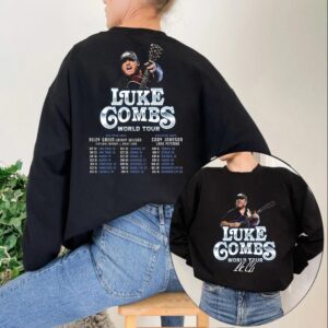 Luke Combs 2022 World Tour Double Sided T-Shirt Sweatshirt Hoodie