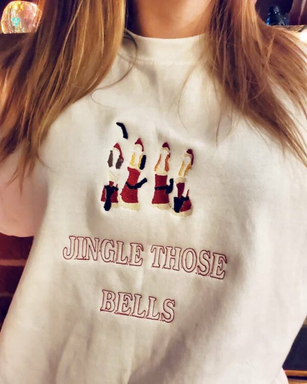 Mean Girls Jingle Those Bells Embroidered Sweatshirt