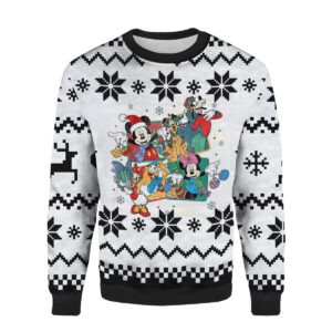 Mickey And Friends Merry Christmas Ugly Sweater