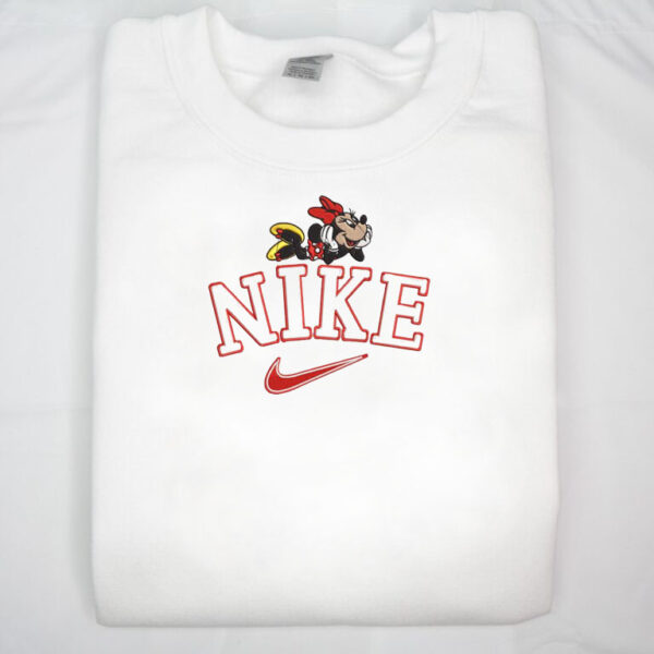 Mickey Mouse Nike Embroidered Sweatshirt Hoodie Tee